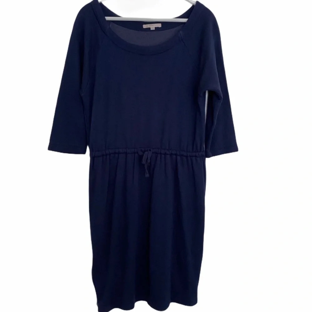 GAP tie waist sweatshirt indigo blue dress XSP